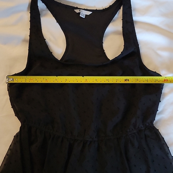 VALCOM Sweet Dot Swiss Dot Sleeveless Dress Small - Picture 5 of 9